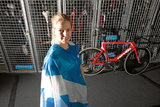 Neah Evans, Team Scotland Cycling for 2018 Commonwealth Games.