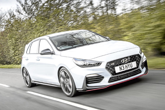 Hyundai i30 N in action