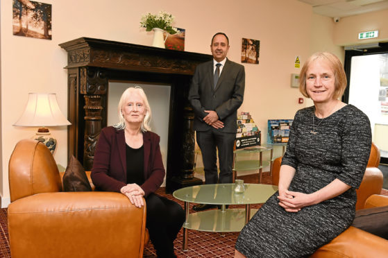 Picture of (L-R) Rita Marcella, Steve Johnson, Margaret Gibson