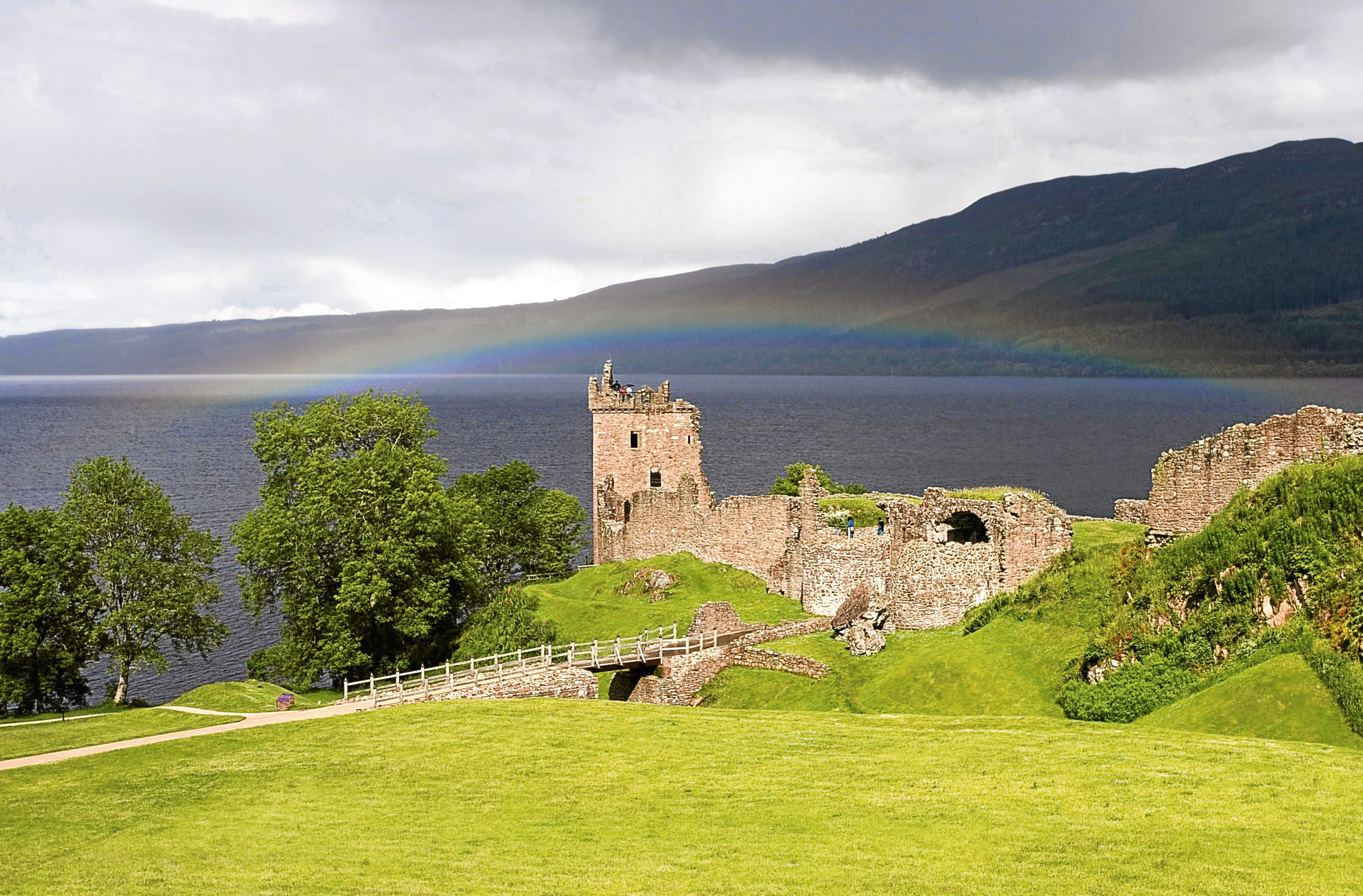 Urquhart Castle by Loch Ness.
