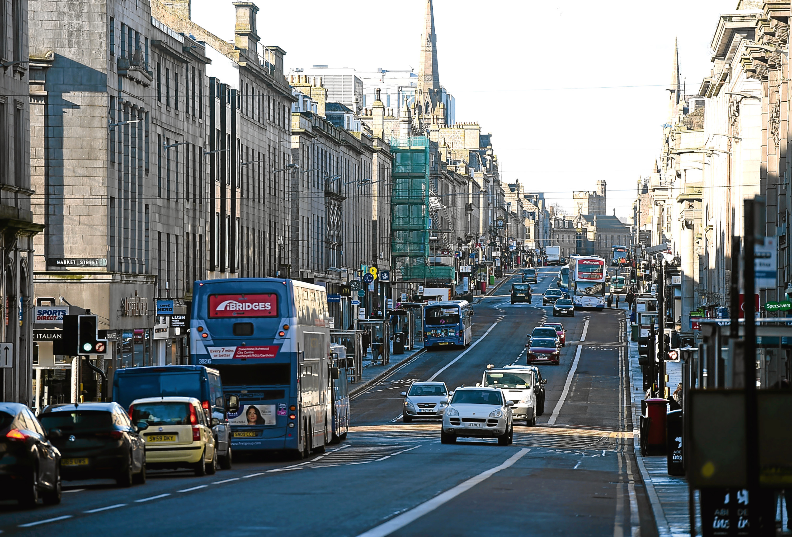 Union Street in Aberdeen.