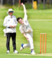 Aberdeenshire bowler Connor Shorten in action.