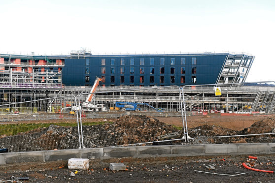 Locator of the new AECC, Bucksburn Aberdeen.
Picture by Chris Sumner