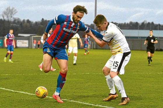 George Oakley opened the scoring for Caley Thistle.