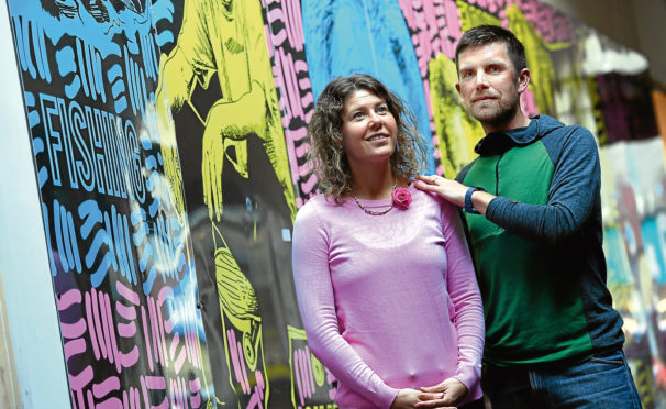 Bella and Neil Walker at the Aberdeen Wellbeing Centre where they run free meditation classes