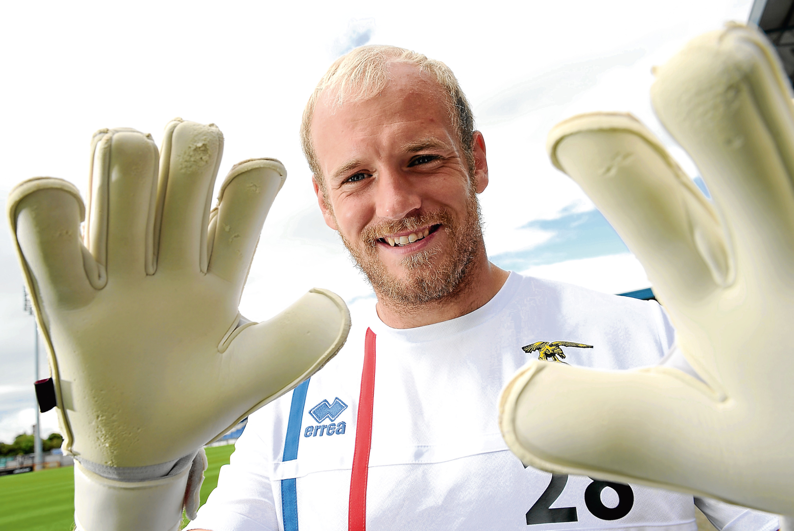 Caley Thistle goalkeeper Mark Ridgers.