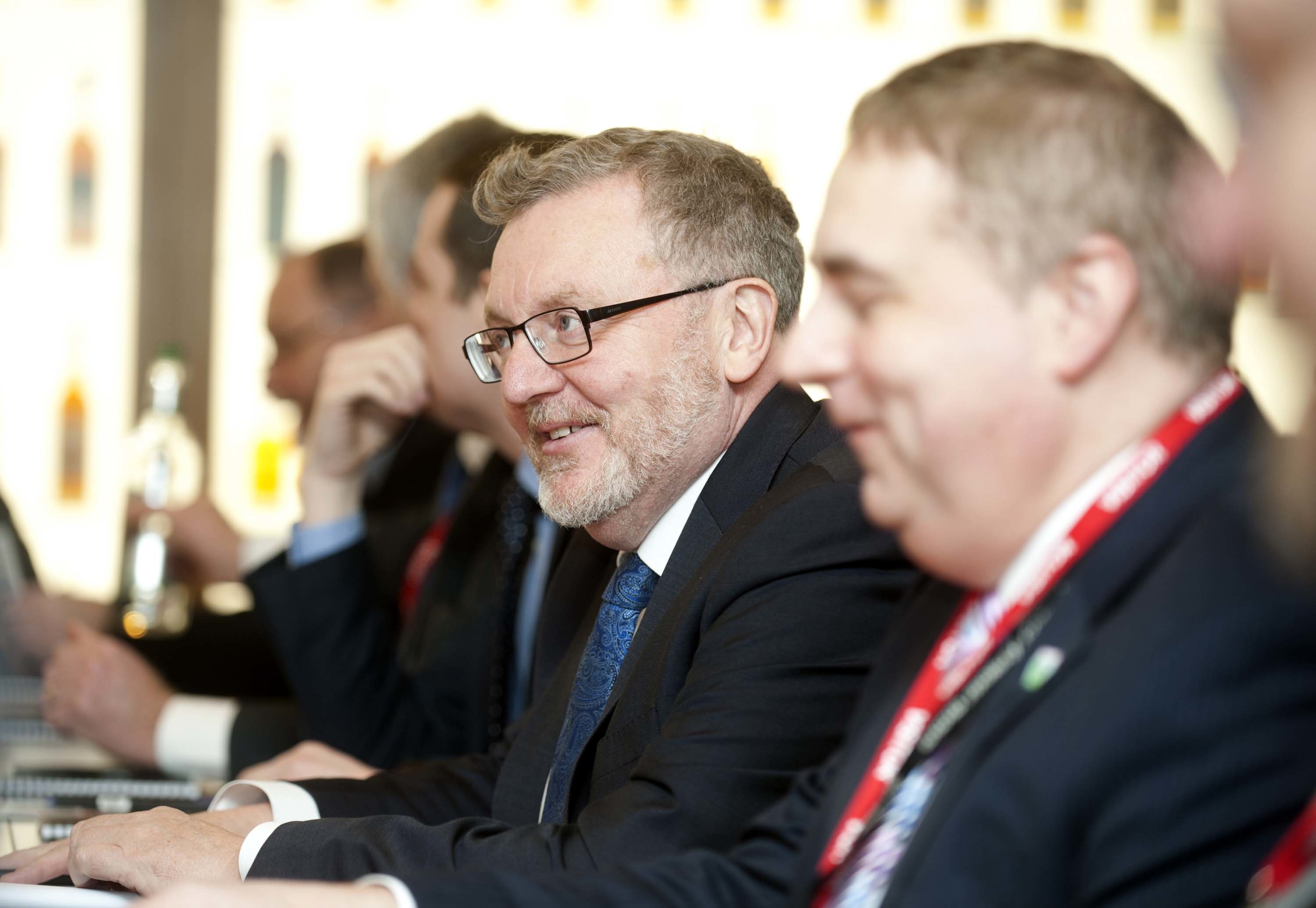 Secretary of State David Mundell visits Gordon and MacPhail in Elgin to discuss matters with business leaders.

Photo by
Michael Traill