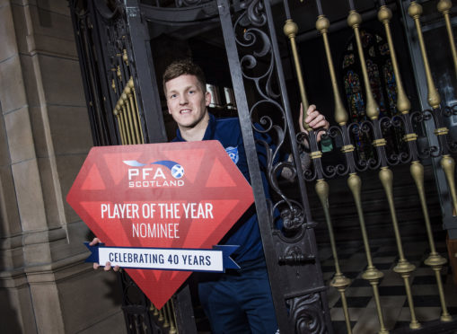 Willie Gibson is nominated for the League 2 player of the year award.