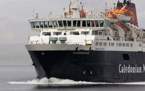 MV Caledonian Isles on the Ardrossan Brodick route.