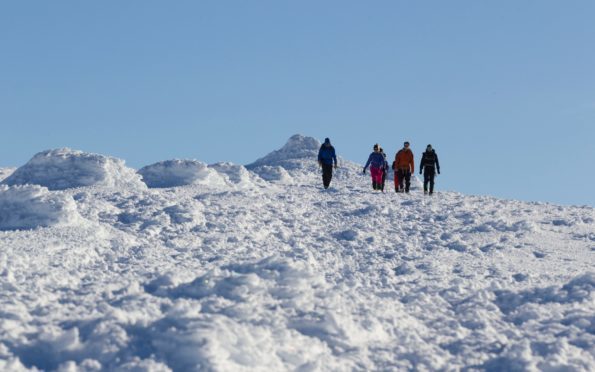 File image from the summit of the Cairngorms.