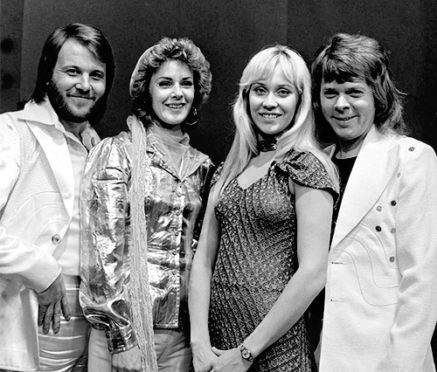An ABBA cover band will ring in the new year