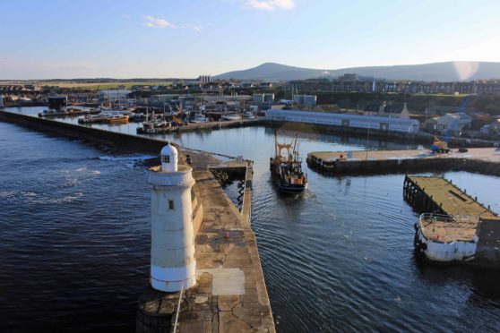Buckie harbour slated for development into an offshore wind operations base for Moray West.