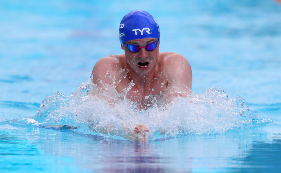 Ross Murdoch was one of the Team Scotland athletes in action in Aberdeen.