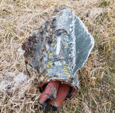 A missile has been found on a beach in the Outer Hebrides.