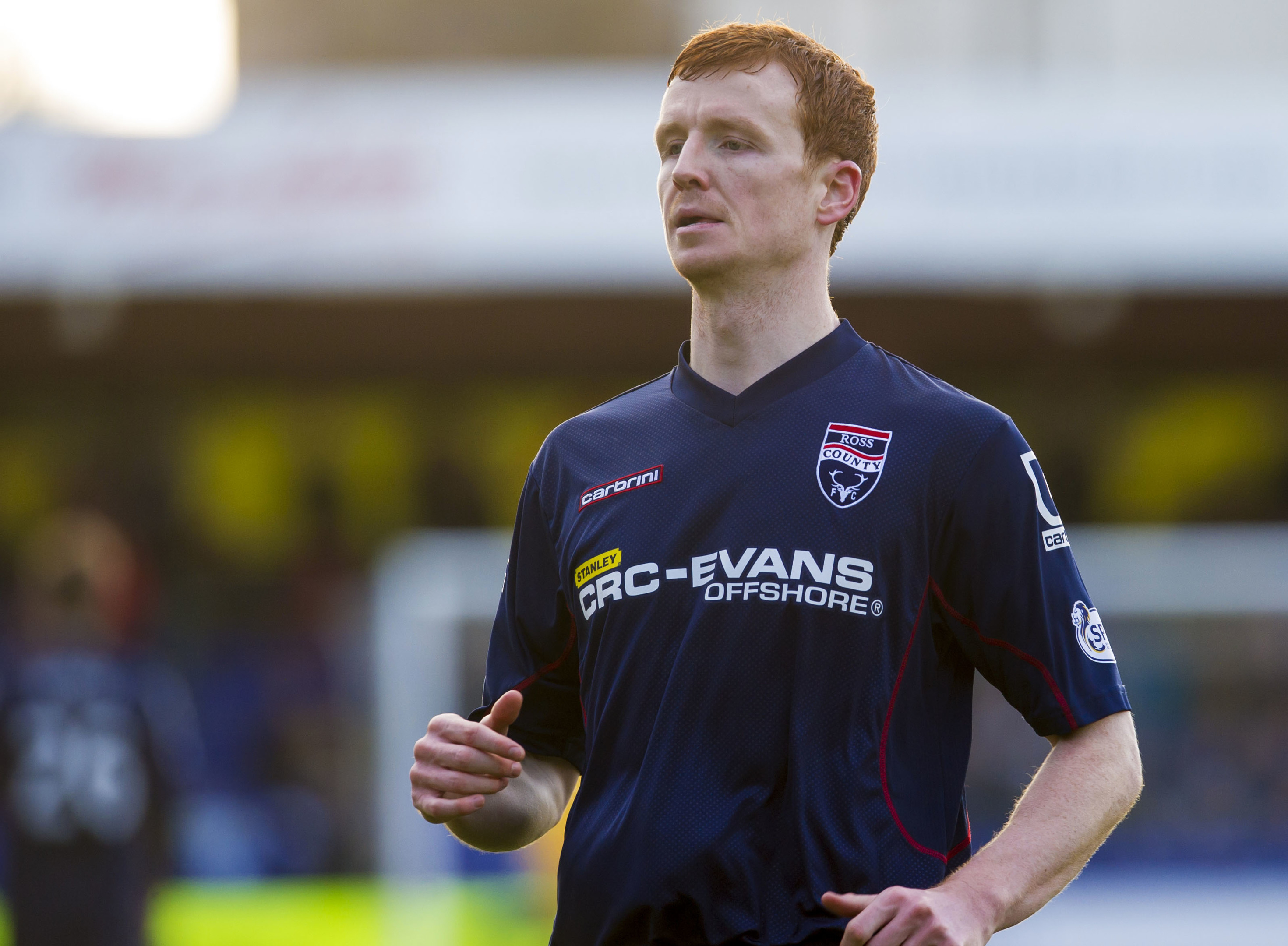 Scott Boyd in action for Ross County