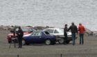 The Grand Tour filming at Invergordon in the Highlands.