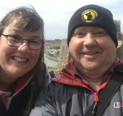 Holidays for Heroes Jersey  Karla and Chris Buswell enjoying their break in Jersey thanks to the Holiday for Heroes charity.