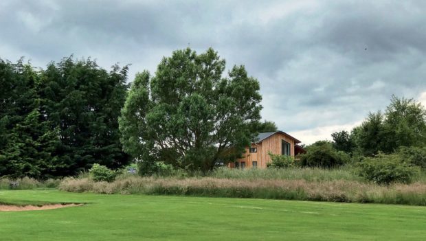 Homes have already been built next to the course.