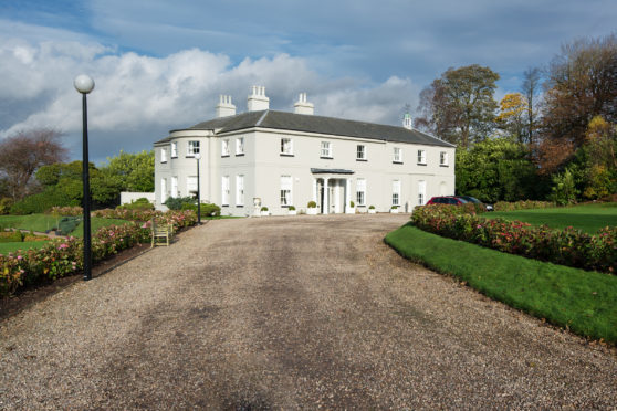 The mansion was put up as a raffle prize.