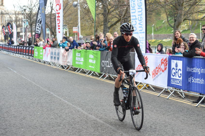 Pictures show riders and medal winners from the 2018 Etape bicycle race in Inverness.