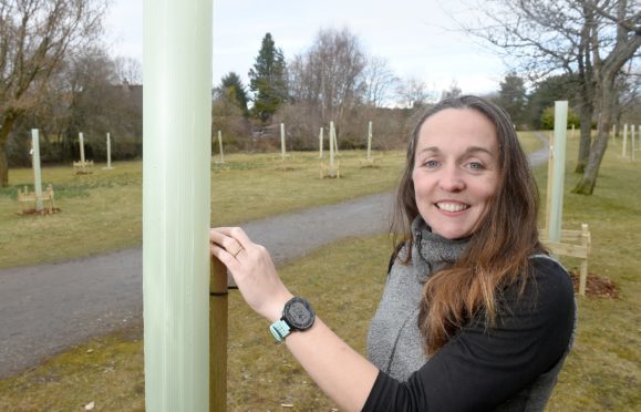 Emma Whitham, the Founding Director of Moo Food, owners of the community orchard in Muir of Ord.