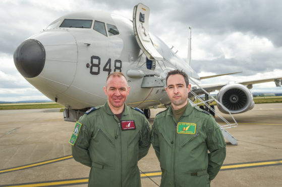 Master Aircrew Gary Banford and Wing Commander James Hanson will soon be serving on Poseidon aircraft at RAF Lossiemouth.