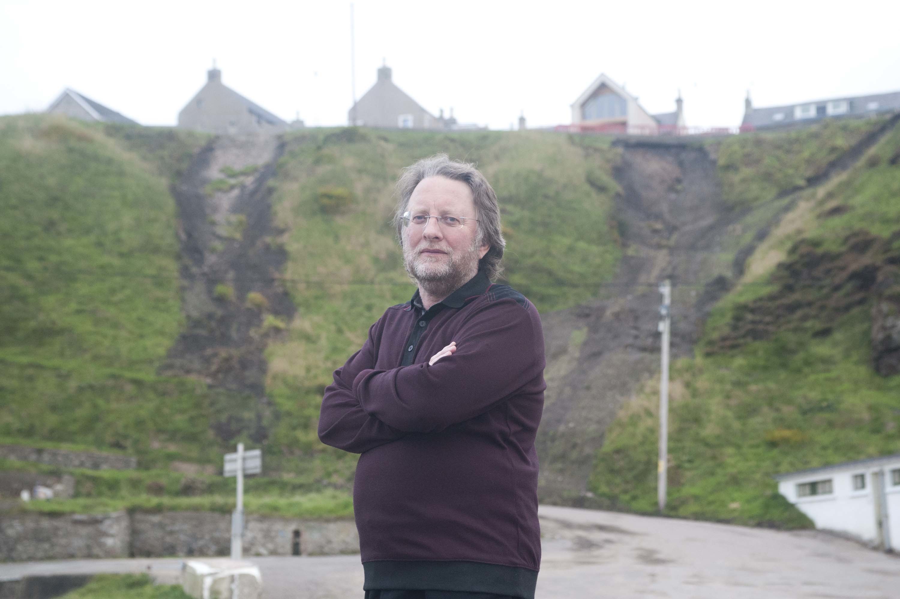 Rob Barsby, chairman of Portknockie's flood action group.