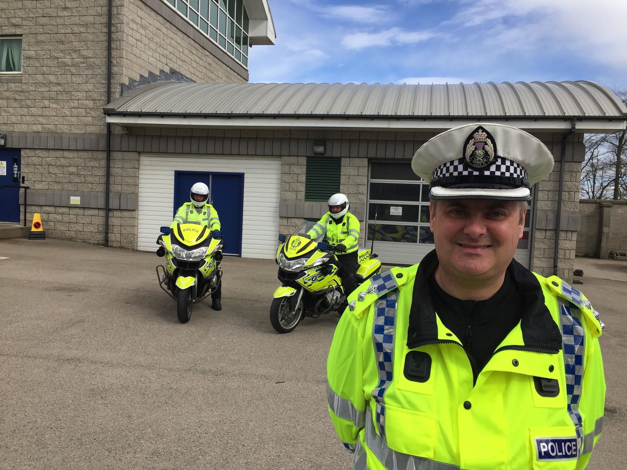 The Rider Refinement North training initiative was launched in Inverurie aimed at reducing motorcyclist deaths across Scotland.

Photo by Joanne Warnock.