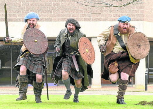 Battle with Highland Council to protect Culloden are Grant MacGregor. Andy McAlindon and Steve MacLennan.