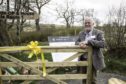 Formartine Partnership chairman John Loveday pictured at the gateway to the new Haddo to Methlick footpath.