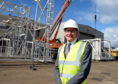 A new Exhaust unit at Global Energy group, York Street, Aberdeen. In the picture is Dave Masson, managing director, South Fabrication. 
Picture by Jim Irvine