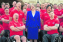 Prime Minister Theresa May attends the launch of the UK team for the Invictus Games Sydney 2018 at Horse Guards Parade in London.