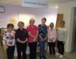 The volunteer team who help as community receptionists at Tain Health Centre