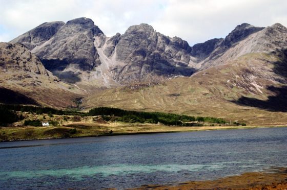 Loch Scavaig in the south west of the island.