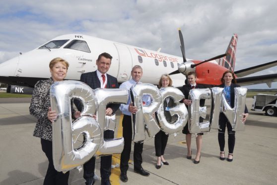 Loganair will provide three flights per week from Inverness Airport to Bergen in Norway