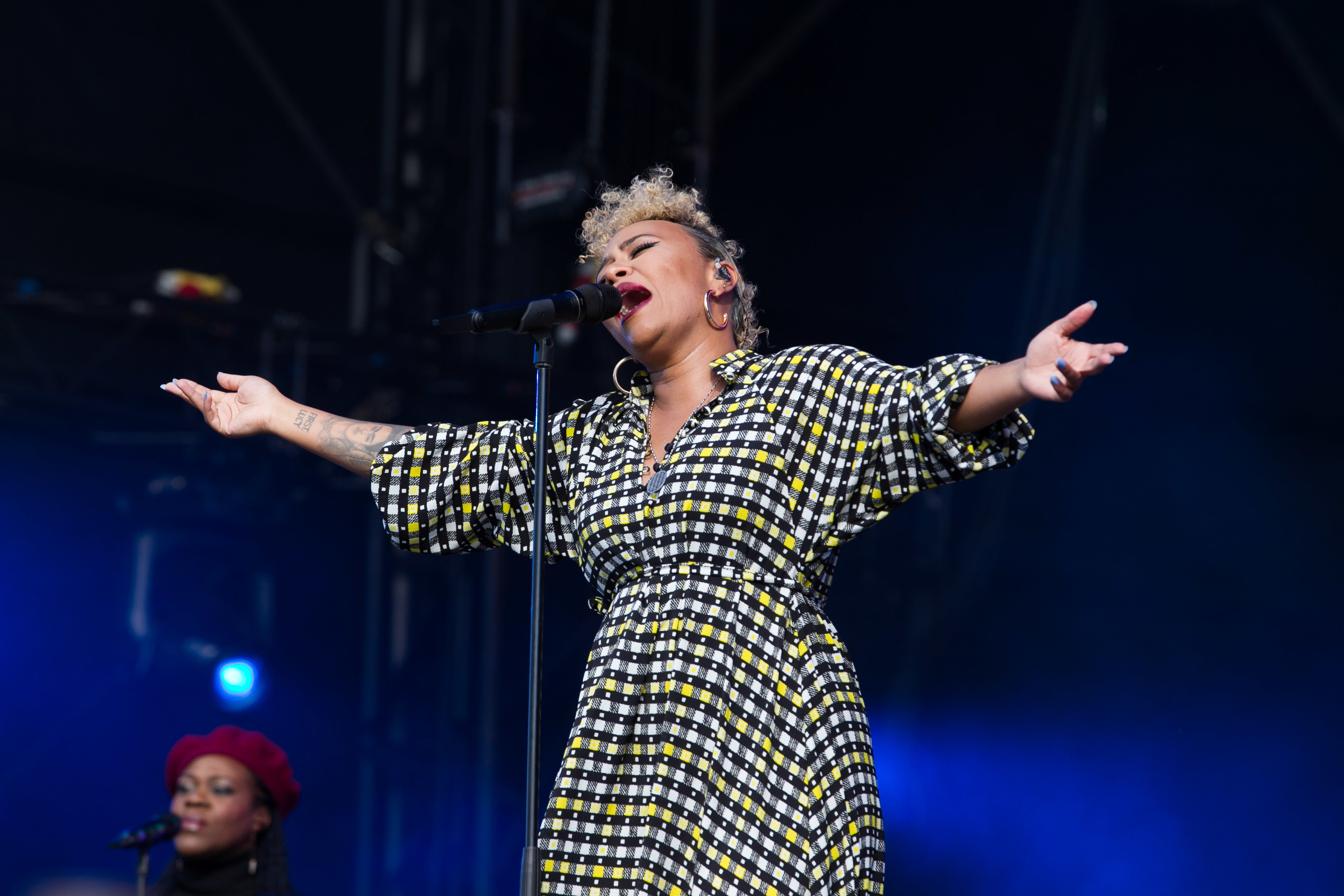 Emeli Sande performed at Scone Palace part of BBC's Biggest Weekend.