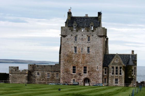 Ackergill Tower, near Wick has had its asking price dropped. Picture by Sandy McCook