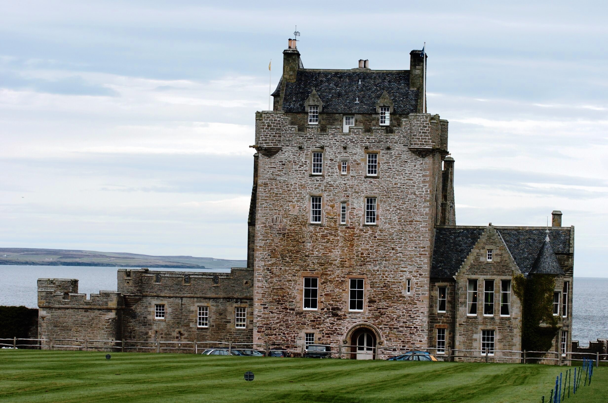 Ackergill Tower, near Wick has had its asking price dropped. Picture by Sandy McCook