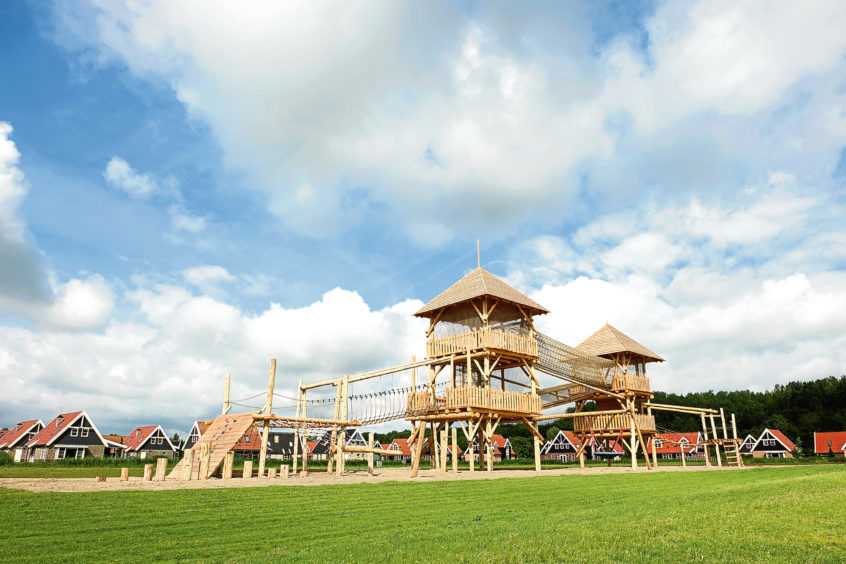 Kids have plenty of space to play at Westerparc Veluweemer