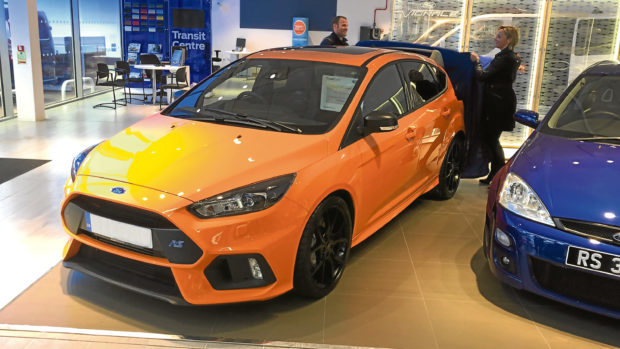 Vicki collects her 370bhp Heritage Edition RS Focus