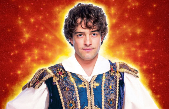 Lee Mead as the Prince in Snow White, this year's HMT panto