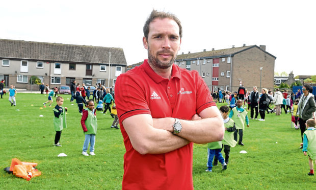 The Russell Anderson football festival of fun at Riverbank School, Aberdeen.