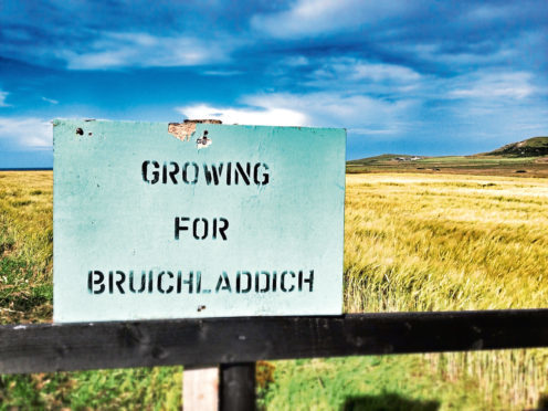 Bruichladdich sources 100% Scottish grain for its whisky.