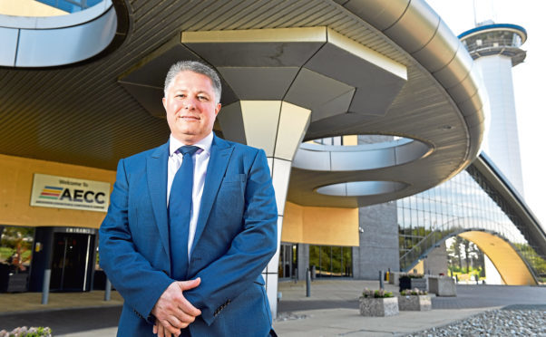Nick Waight, the new MD of the Aberdeen Exhibition and Conference Centre, (AECC).     
Picture by Kami Thomson