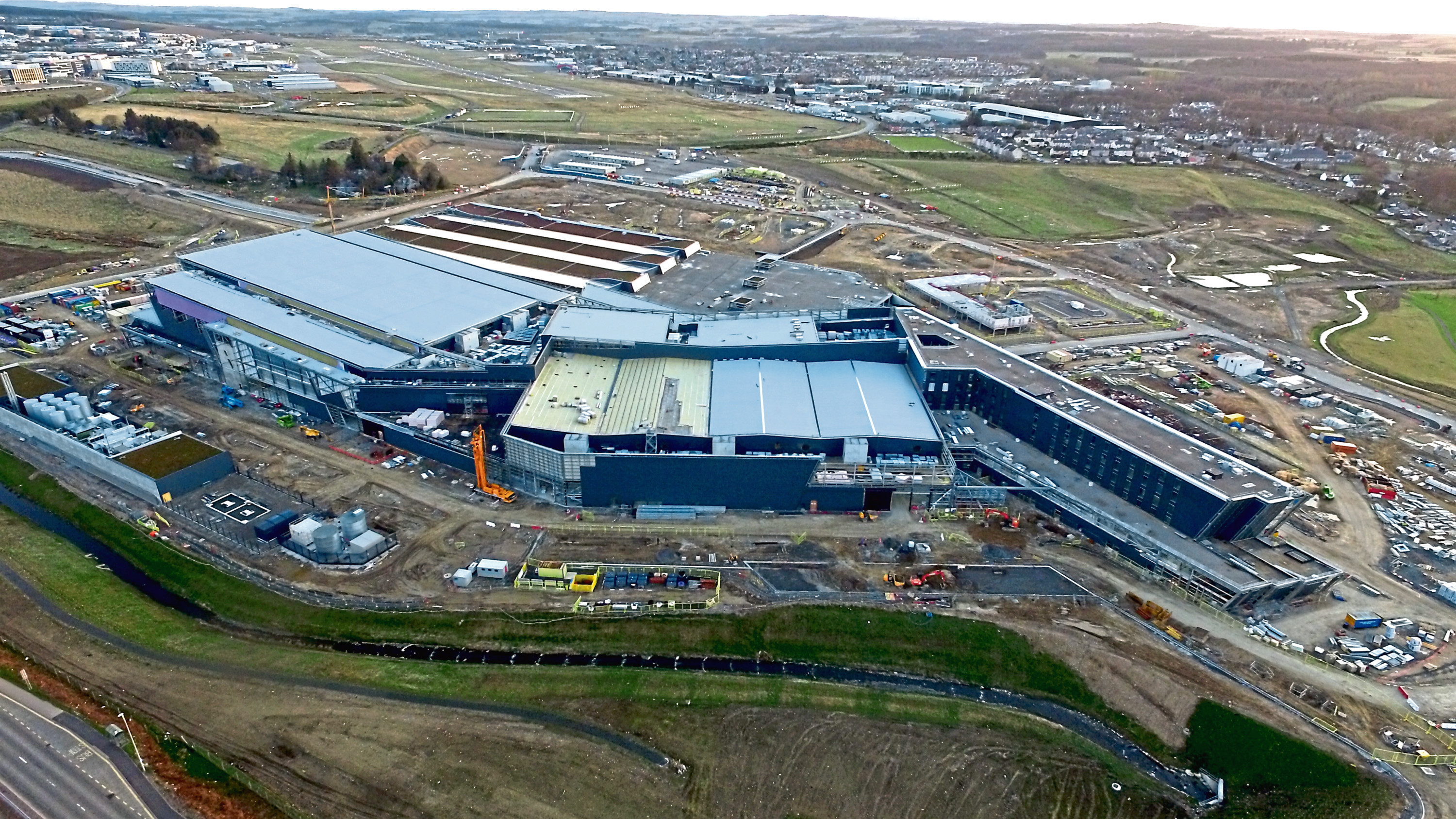 The new Aberdeen Exhibition and Conference Centre (AECC) site on A96 Inverurie Road.

Picture by Kenny Elrick.