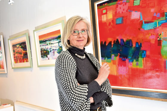 Business feature - Francis Boag Solo exhibition - Maura Tighe, owner of Gallery Heinzel in Aberdeen.

Picture by KENNY ELRICK     17/04/2018