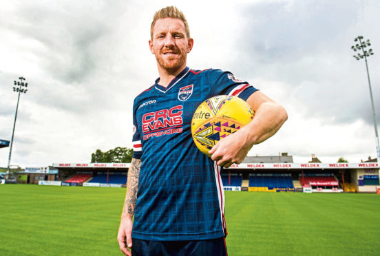 Ross County's Michael Gardyne.