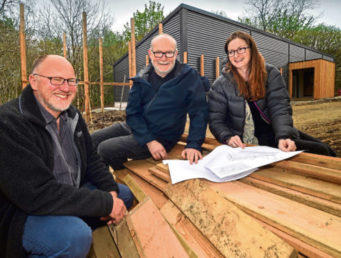Rural Design Architects at new site with Iain Galbraith, Alan Dickson, and  Eilidh Ross, HIE
Portree, Isle of Skye 

Picture Credit Iain Smith /HIE
