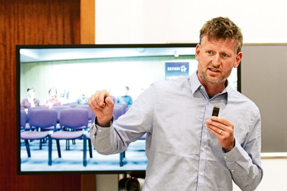 Mark Lynas during his lecture