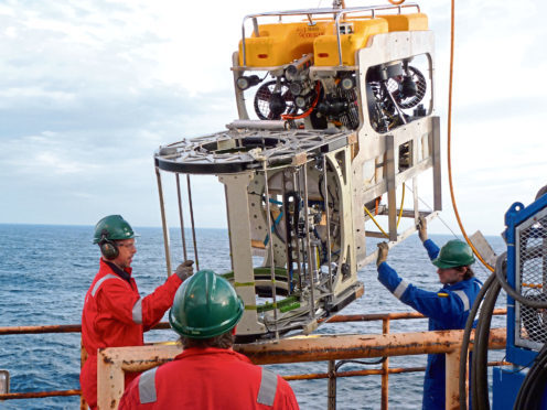 Flexlife conducting ROV-deployed ultrasonic scanning in the North Sea